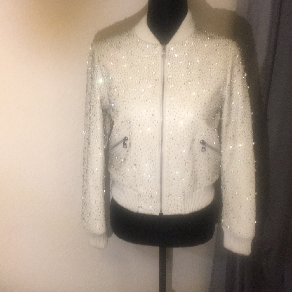Leather jacket Alice+Olivia